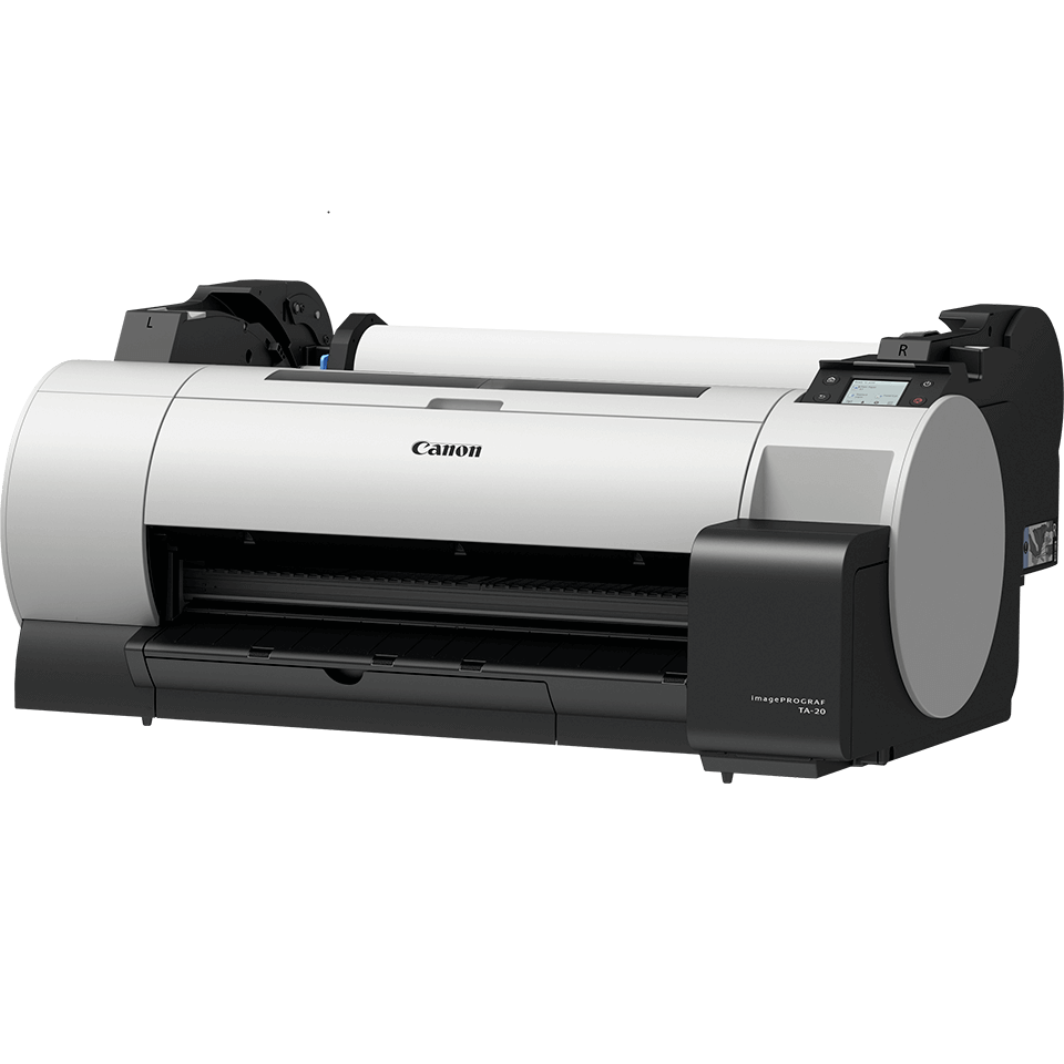 Lleve la impresión a su casa con la impresora de formato ancho imagePROGRAF TA-20.